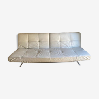 White leather sofa by Ligne Roset