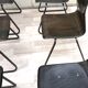 Lot de 6 chaises vintage Galvanitas S23