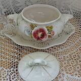 Antique porcelain soup tureen from Naples