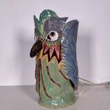 Ceramic owl lamp, 2019