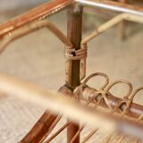 Rattan coffee table