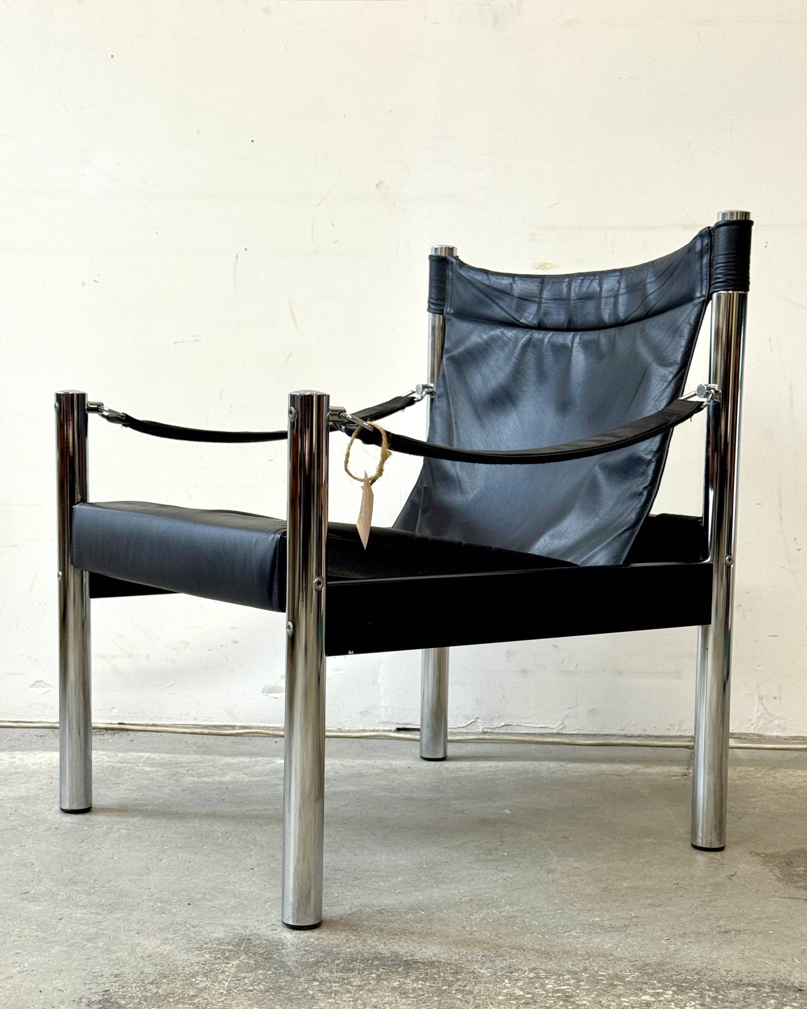 Safari Armchair, B. Johanson, Sweden 1970s, mid-century, vintage