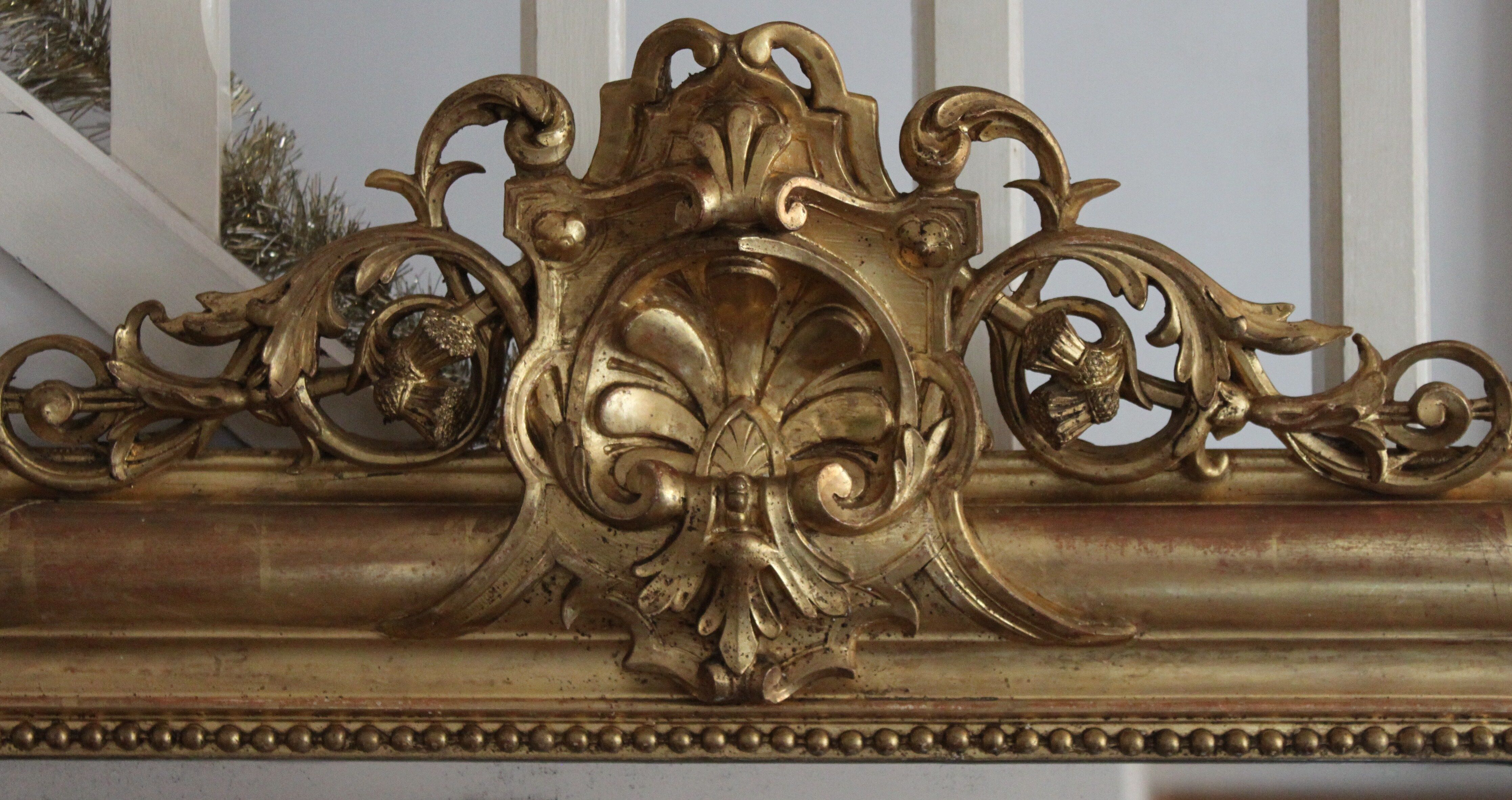 Gold Louis Philippe style mirror