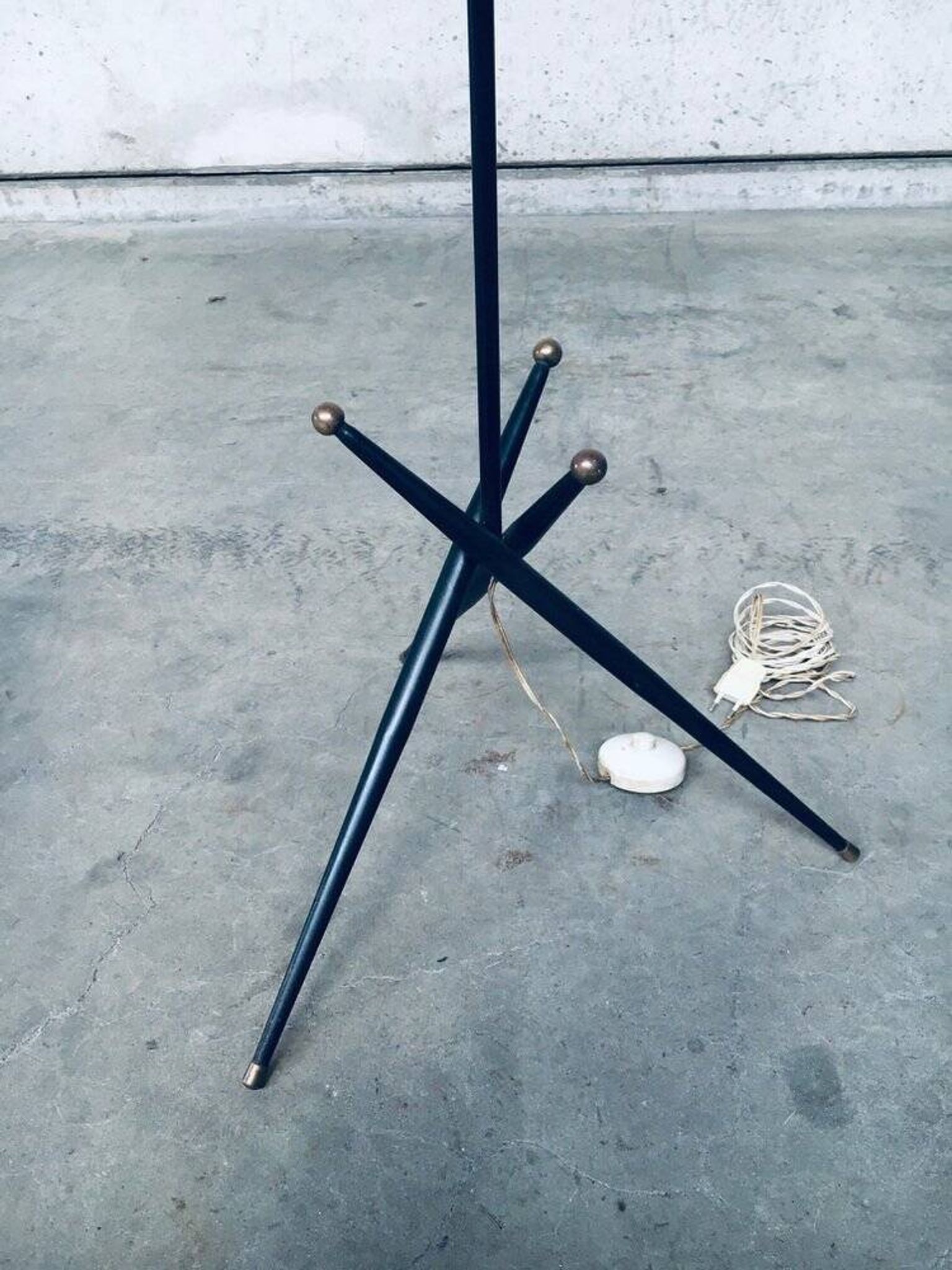 Space Age Floor Lamp, Belgium, 1950s
