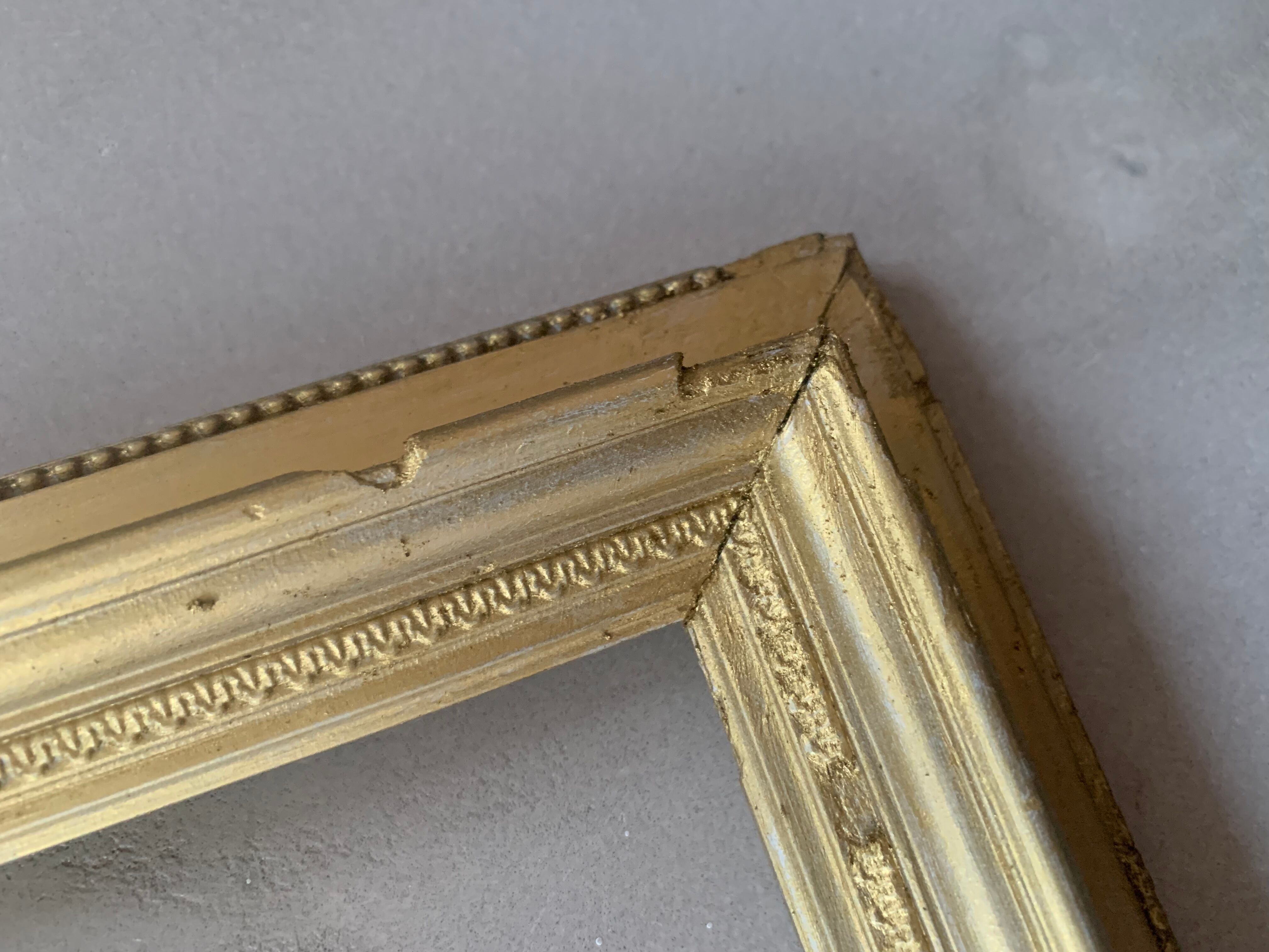Old gilded frame 44x56cm