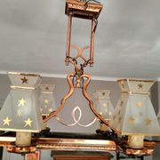 Lustre rectangulaire 8 feux