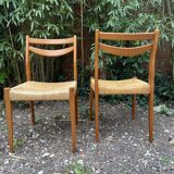 Set of 6 Vintage Scandinavian Chairs