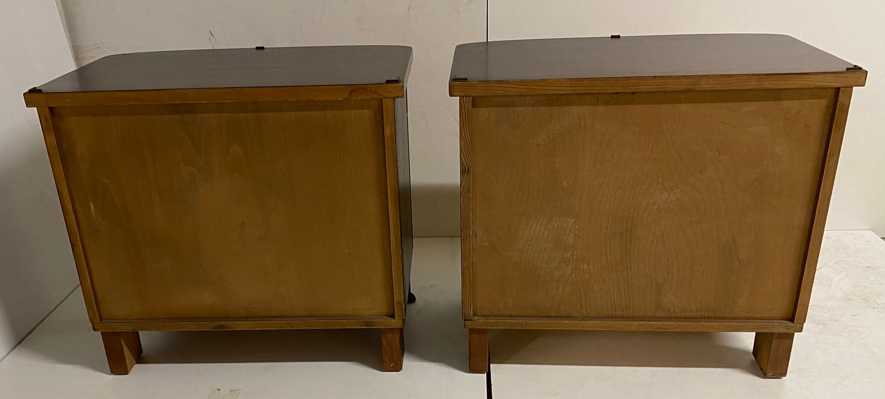 Pair of bedside table art deco