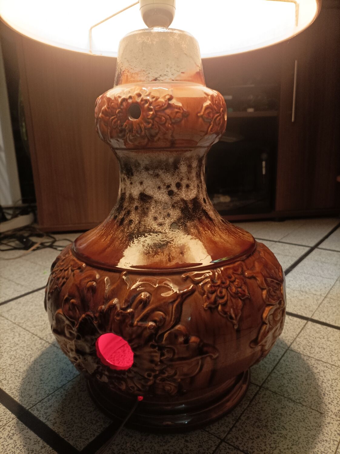 Table lamp Vallauris vintage 70s