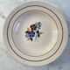 Set of 6 St Amand hand-painted deep plates 22.5cm