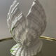 Vintage ceramic shell vase Italy