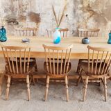 Table de ferme en orme