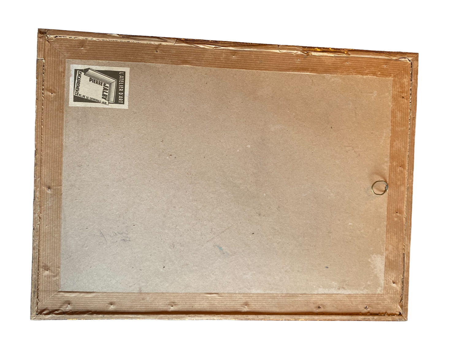 Engraving rose flower gilded frame