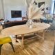 Table ovale avec rallonge