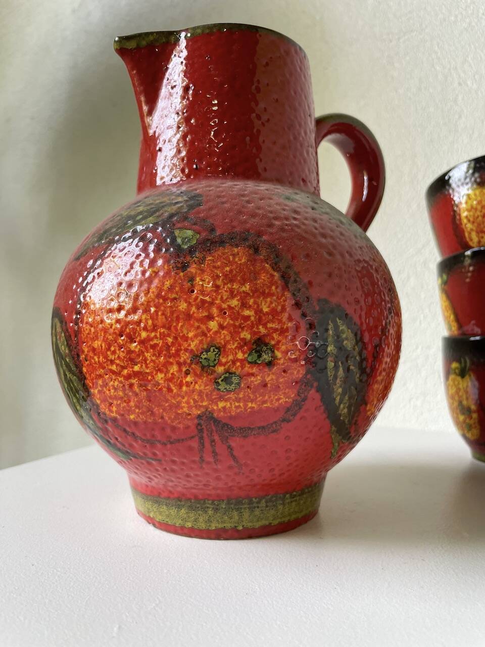 Scheurich German ceramic lemonade set