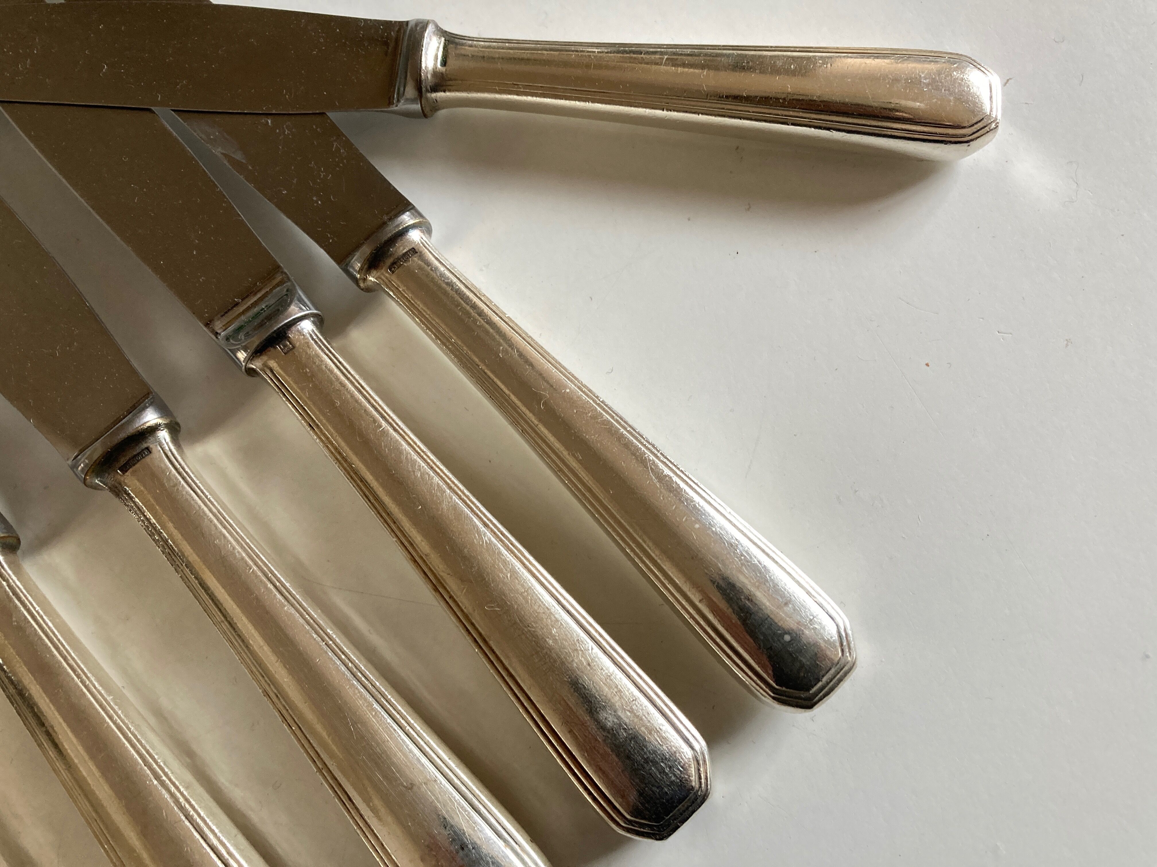 Set of 12 Christofle America knives