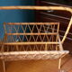Rattan wicker magazine door from the 70s