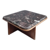 Table basse vintage en marbre