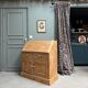 English pine chest of drawers