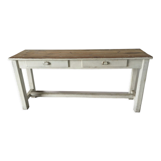 Farm console table early twentieth century