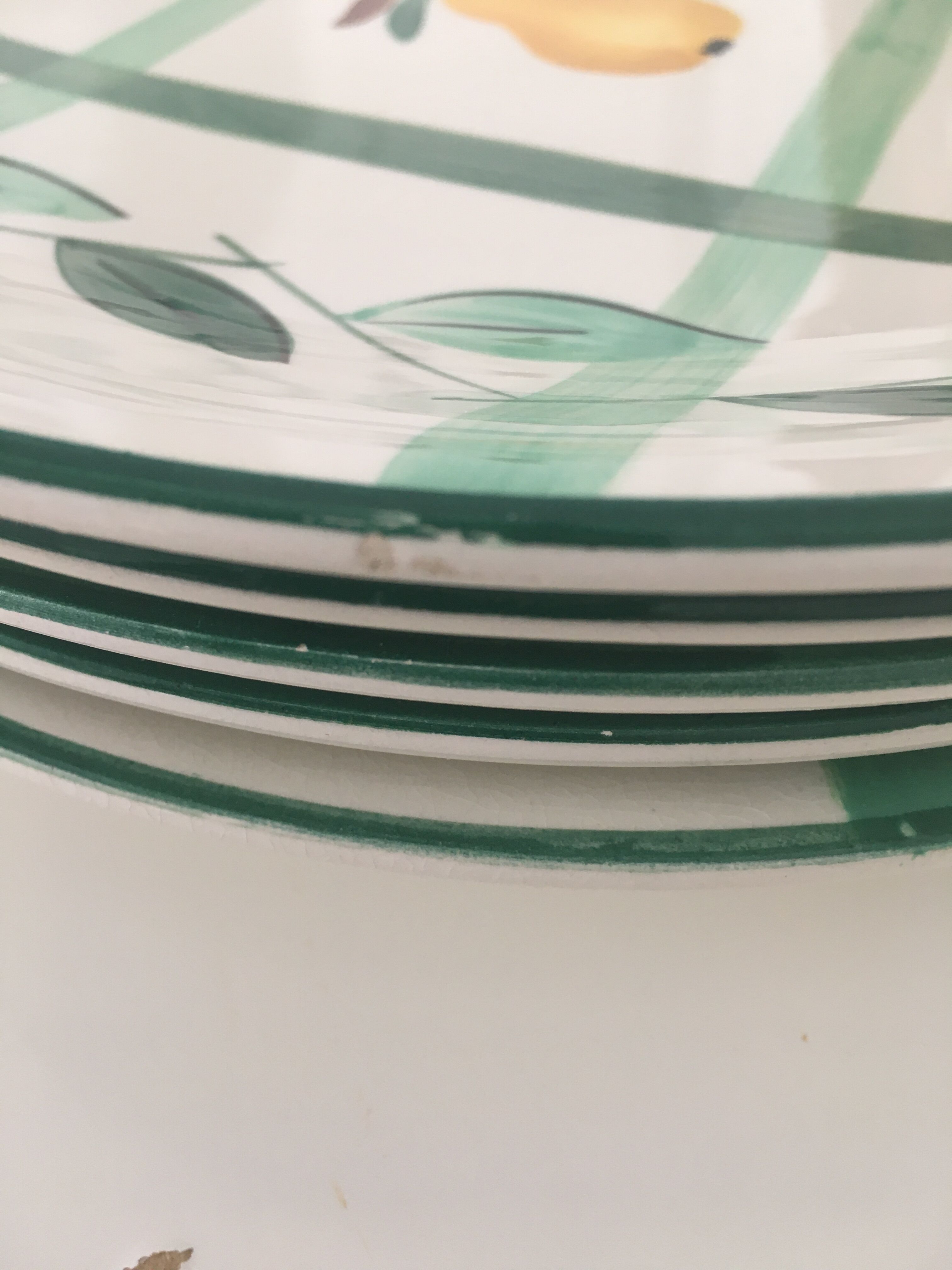 Lot of 6 Longchamp flat plates