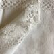 Pair of embroidered 19th linen linen pillowcases
