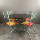 Table and Chairs Set “Villa D'Este” Collection by Pierre Vandel