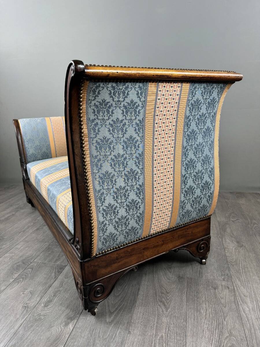 Restoration Period Chaise Longue, 19th Century