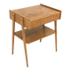 Scandinavian oak bedside table, AB Carlströms & Co Möbelfabrik, Sweden, 1960s