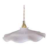 Vintage lamp lamp in white opaline