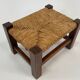 Vintage footstool stool minimalist
