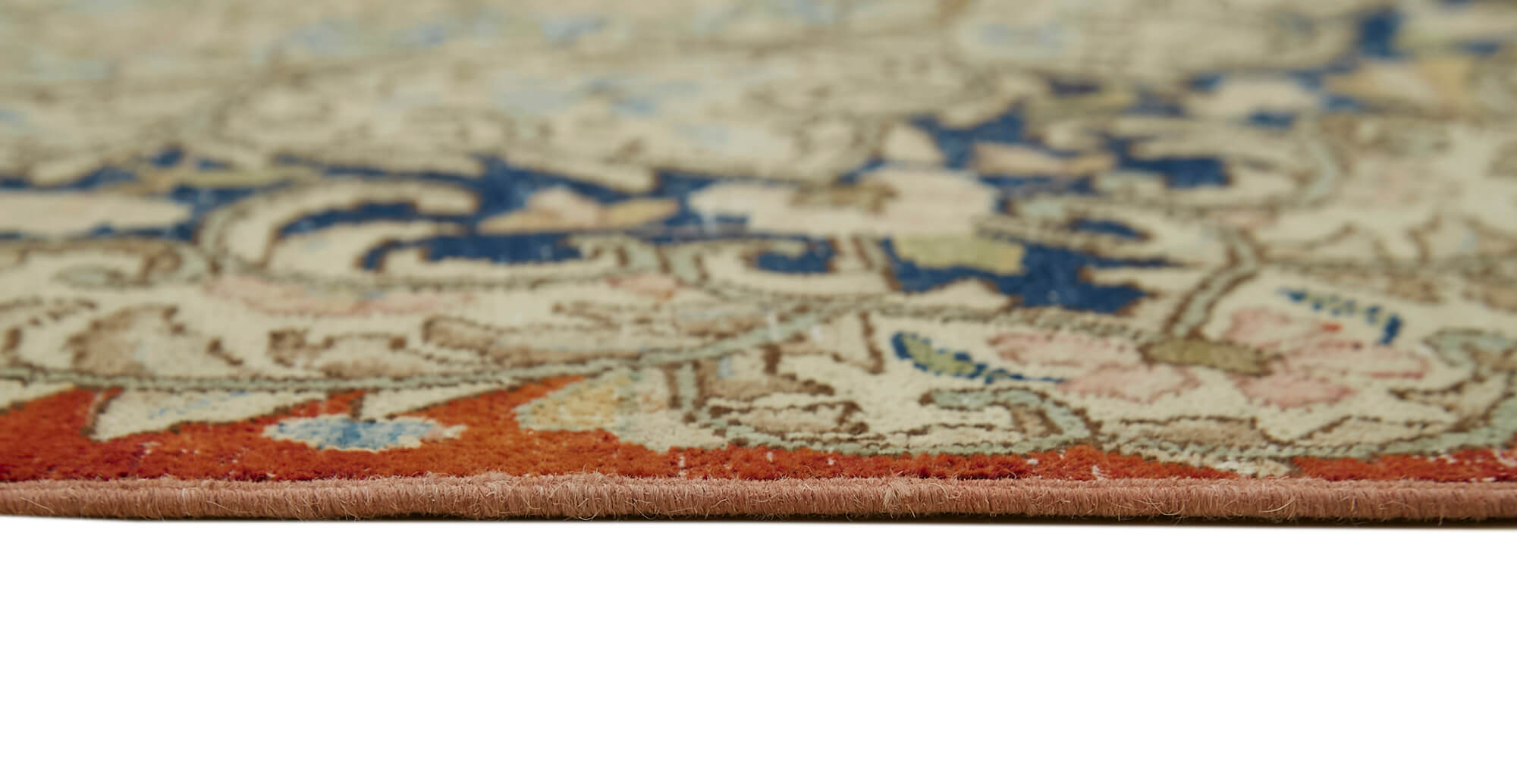 Hand-Knotted Persian Antique 1970s 336 cm x 454 cm Beige Wool Carpet