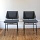 Series of 6 vintage modernist chairs Raphael Raffel, 1950s