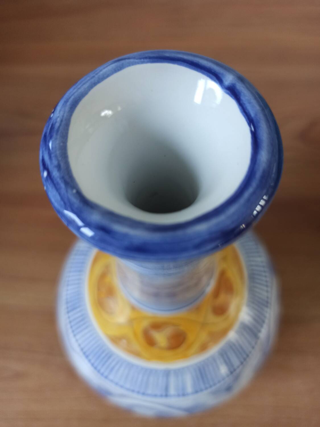 Vintage ceramic vase signed Colette - Riviera / Primavera style