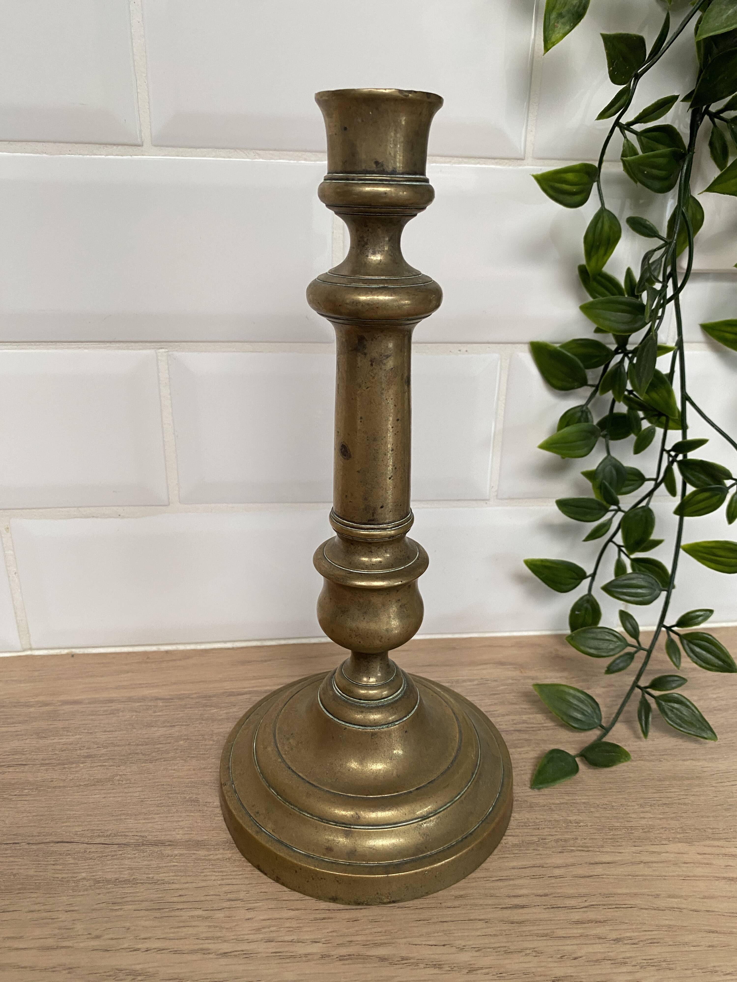 Brass candle holder