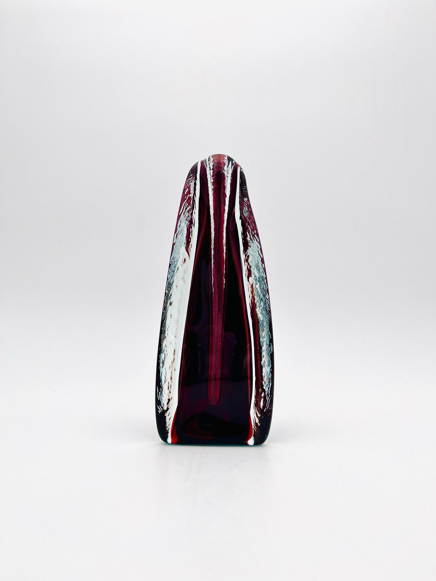 Vase Sculptural Sommerso - Václav Hanuš - Design Tchécoslovaque 60s