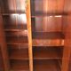 XV style rosewood cabinet decorated with varnished florets