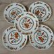 5 small antique Sarreguemines plates