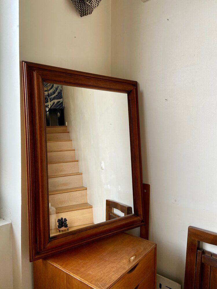 Wooden mirror 65x85 cm