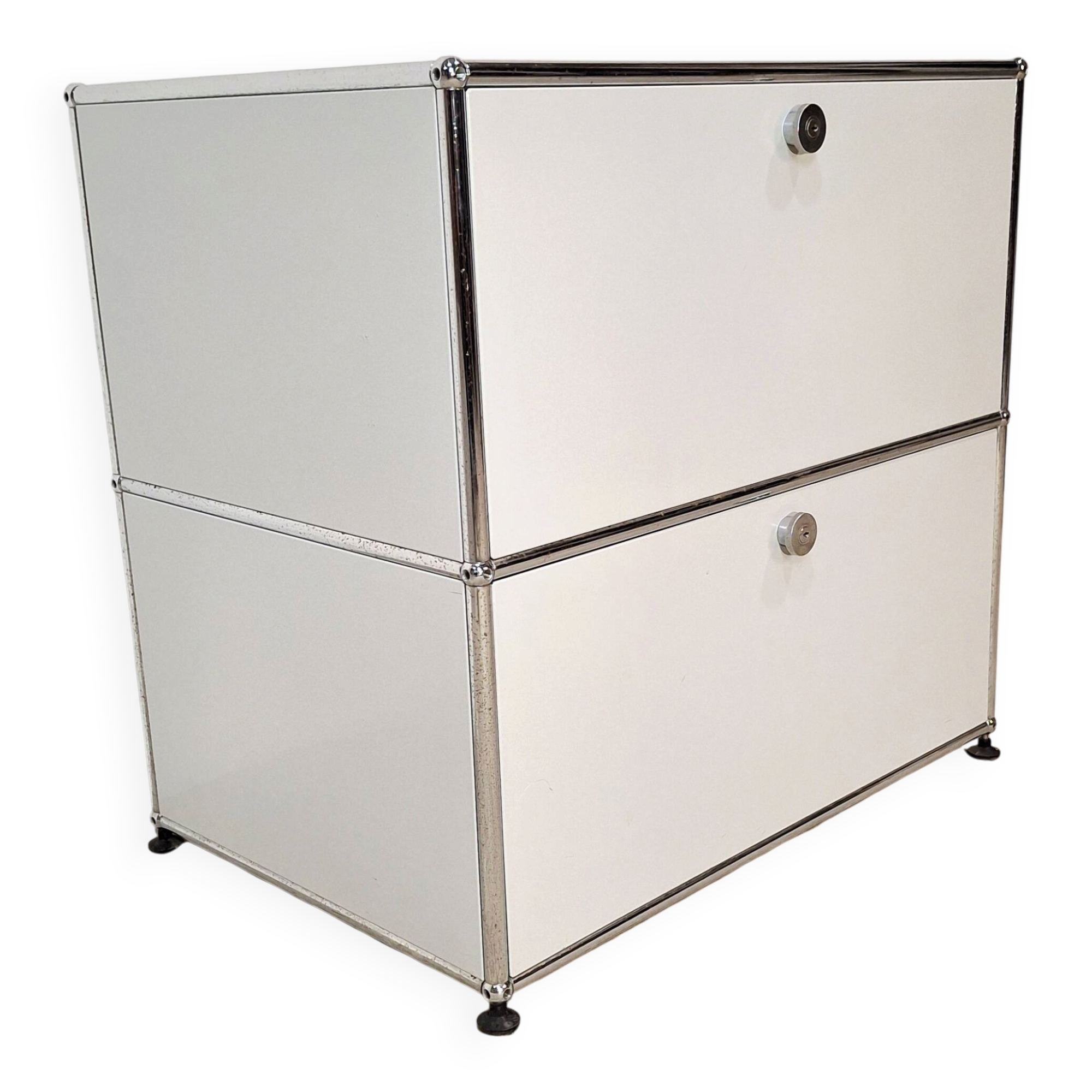 USM Haller two-drawer cabinet from the 1980s