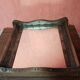 Old wooden mirror