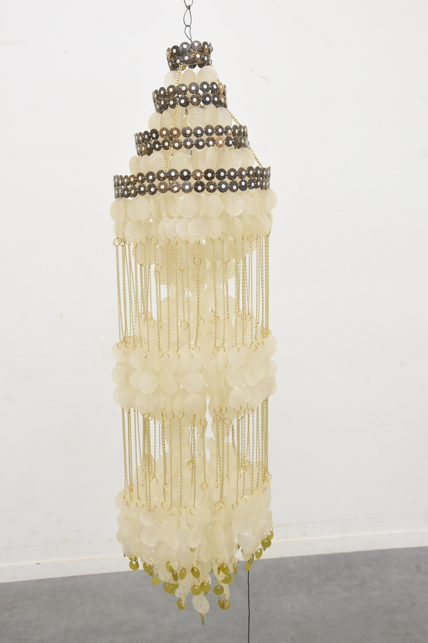 Suspension en pastille de nacre