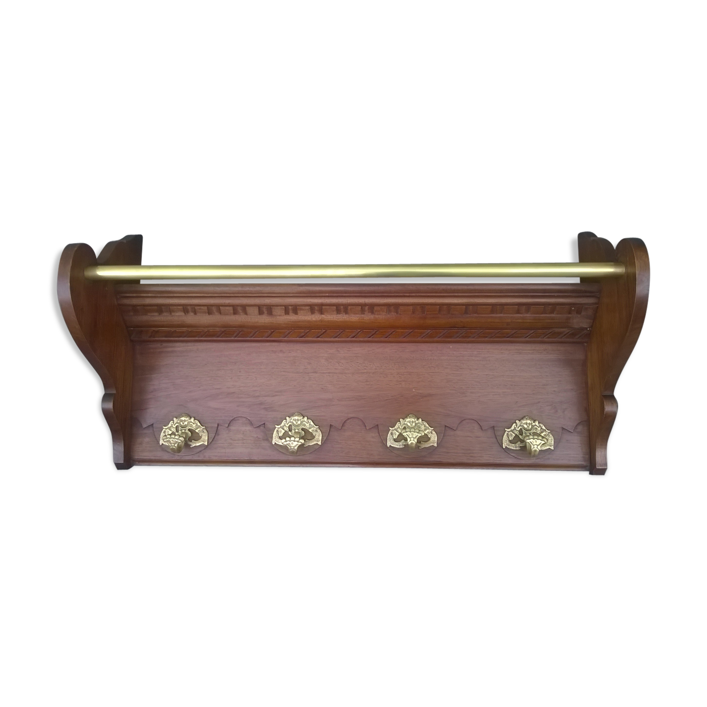 Old wall coat holder