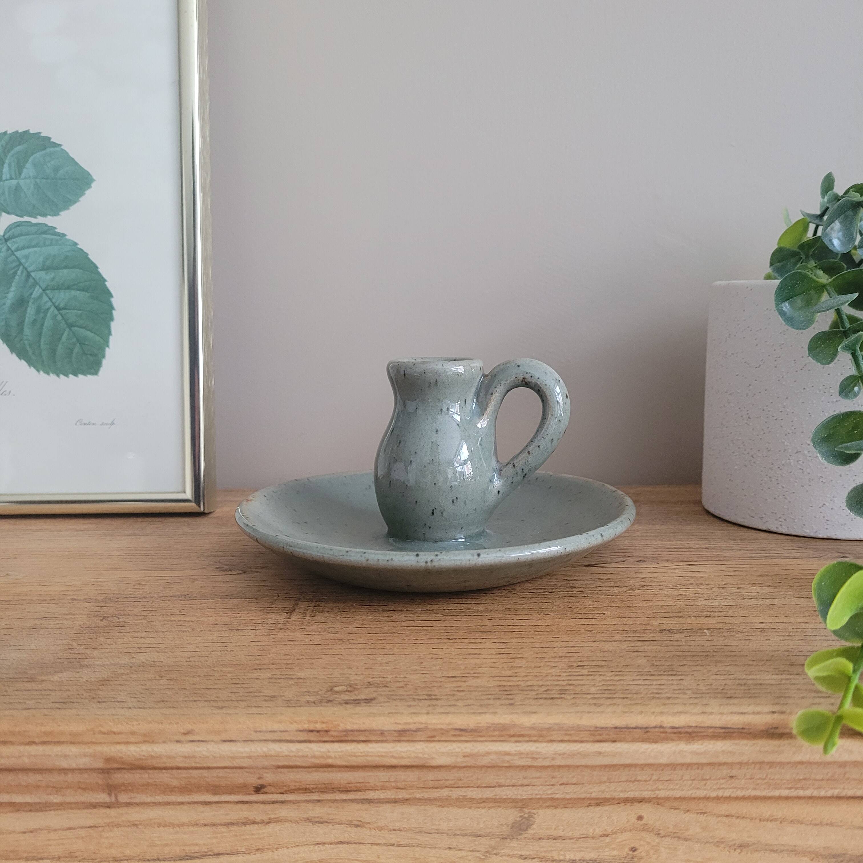 La Redoute x Selency ceramic candle holder 04 gray