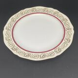 Limoges plates with gilding and burgundy rim – 1024DA3