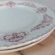 Lot de 2 plats ronds Lunéville Sébastopol Aux Lions de Faïence