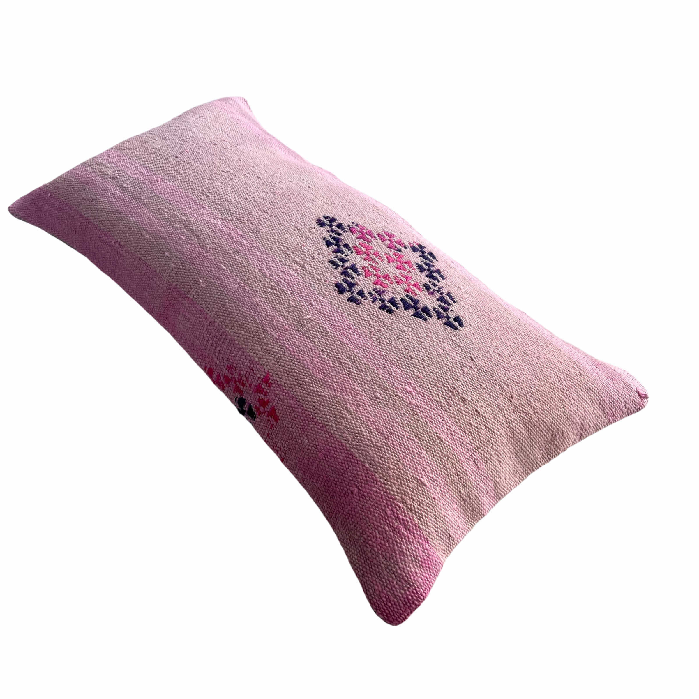 Housse de coussin kilim turc vintage 30 x 60 cm