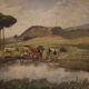 Paysage signé du 20ème siècle