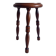French Turned Chestnut Wood Stool or Side Table, Mid-20th Century