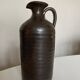 potter's pitcher vase in sandstone turned with coil Puisaye 1970